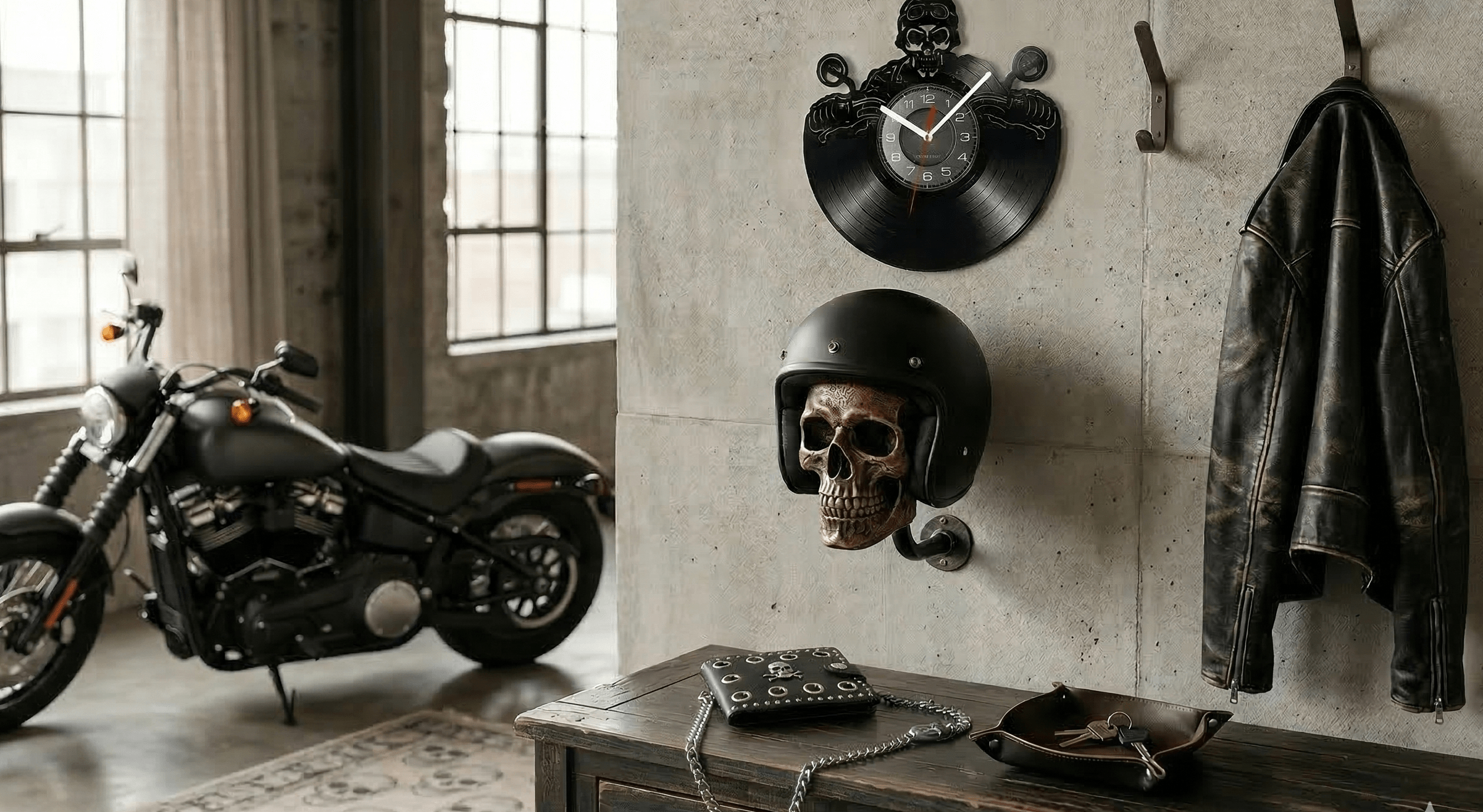 Biker Skull Gear